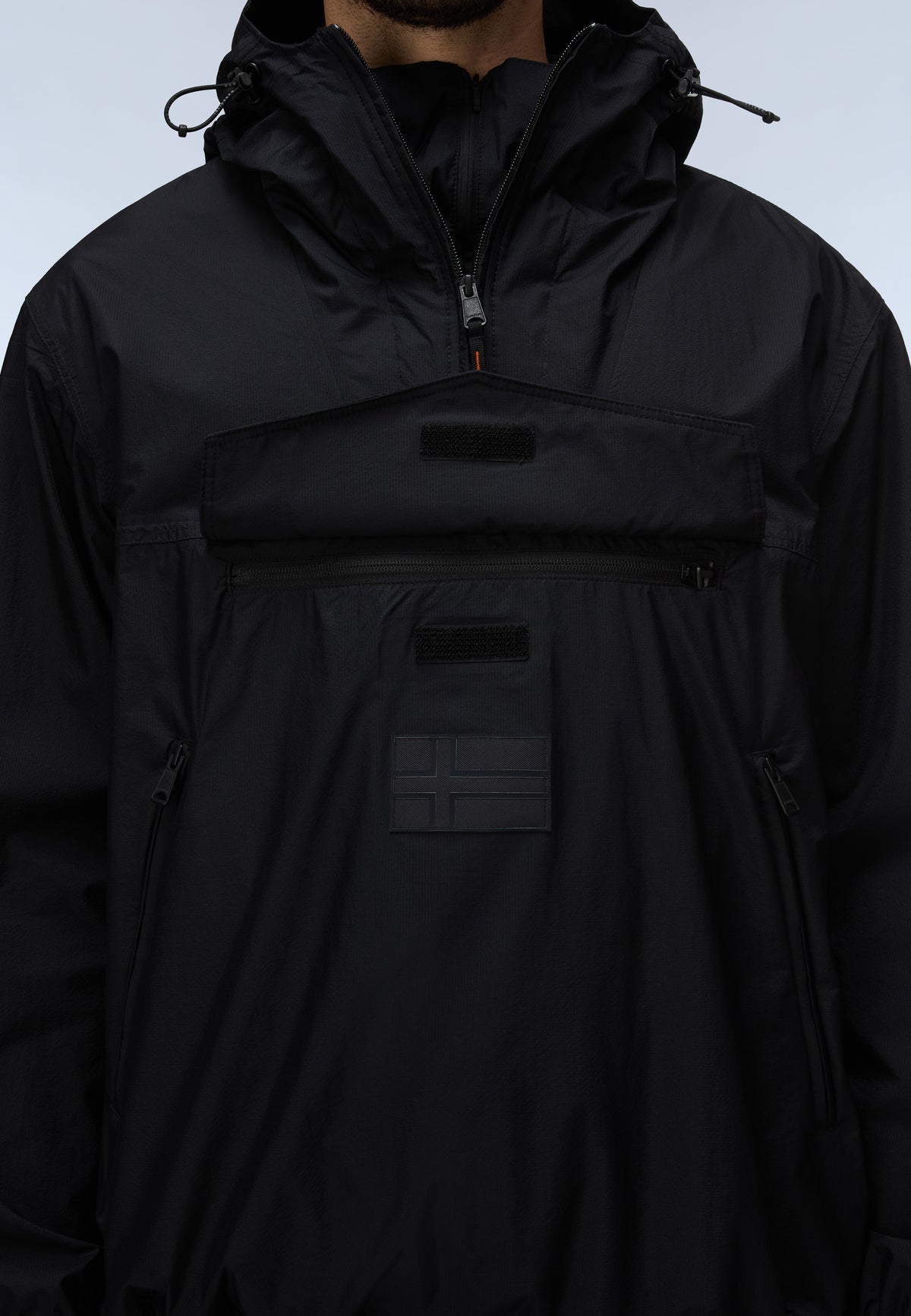 Rainforest Next Summer Anorak Jacket Unisex Black - 7