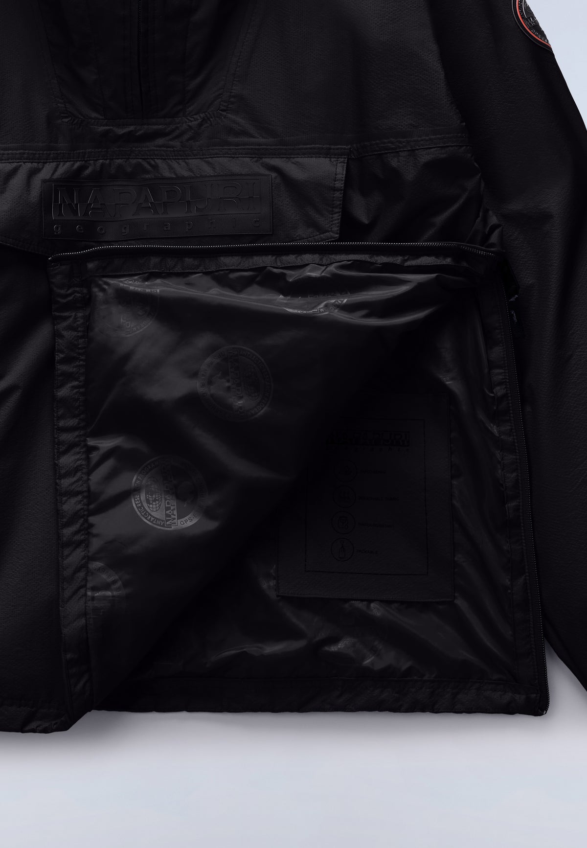 Rainforest Next Summer Anorak Jacket Unisex Black - 8