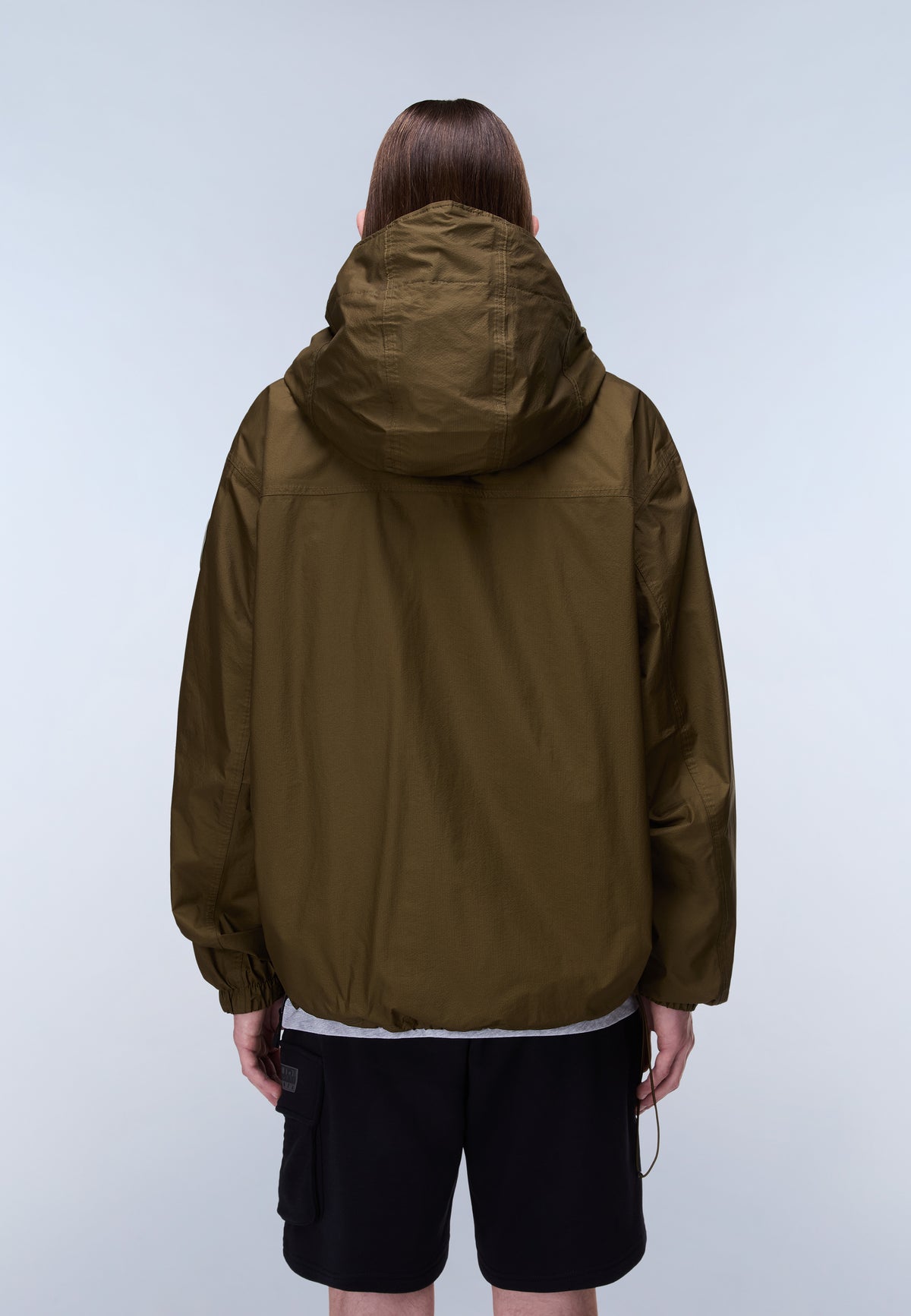 Rainforest Next Summer Anorak Jacket Unisex Dark Green Olive - 7