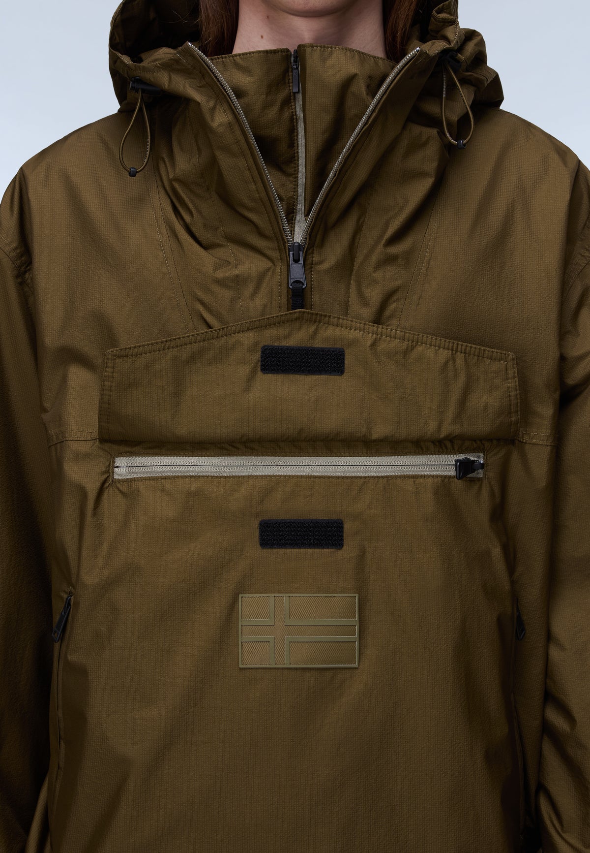 Rainforest Next Summer Anorak Jacket Unisex Dark Green Olive - 8