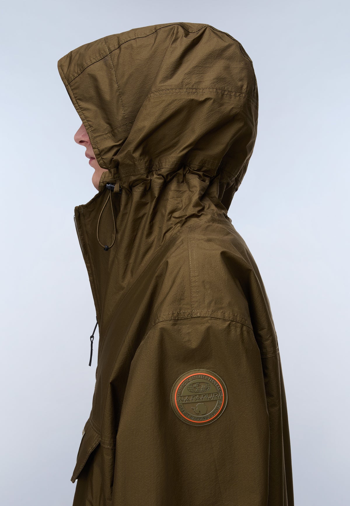 Rainforest Next Summer Anorak Jacket Unisex Dark Green Olive - 9