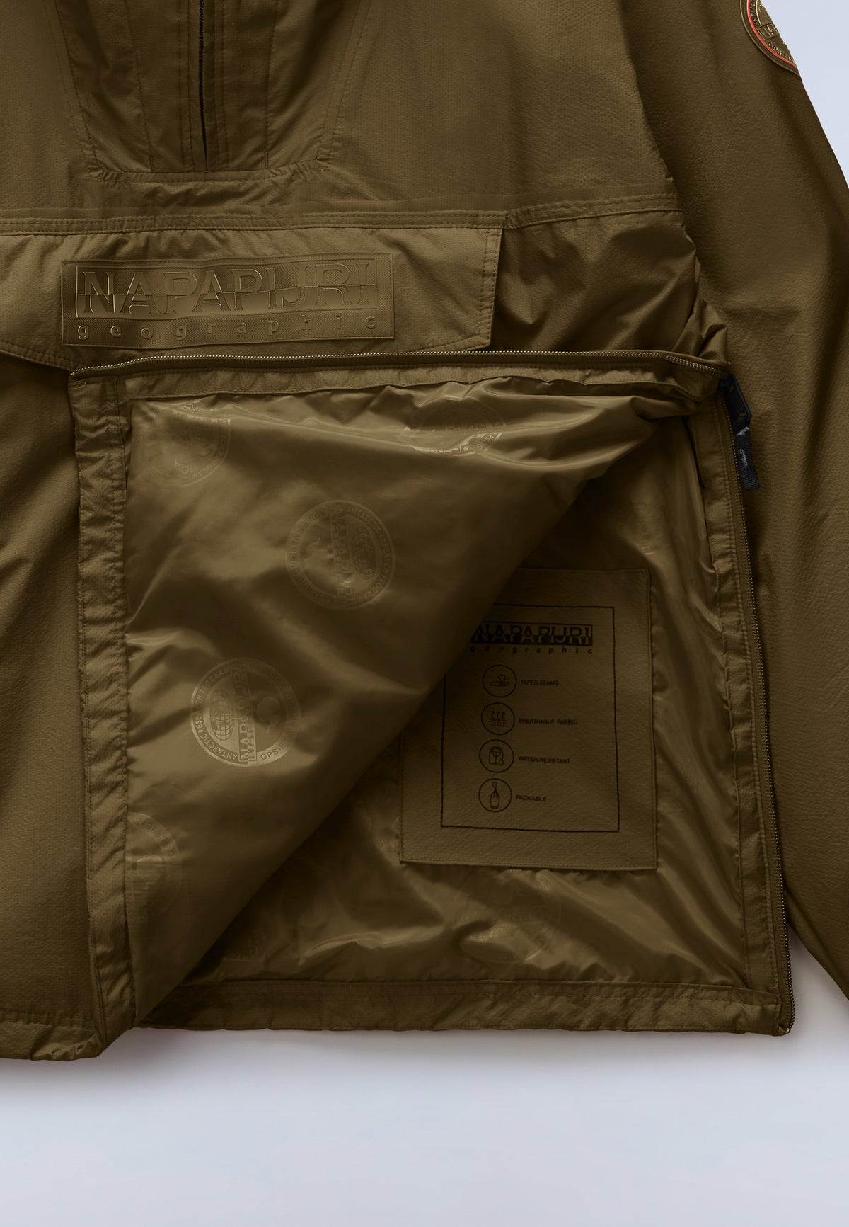 Rainforest Next Summer Anorak Jacket Unisex Dark Green Olive - 10