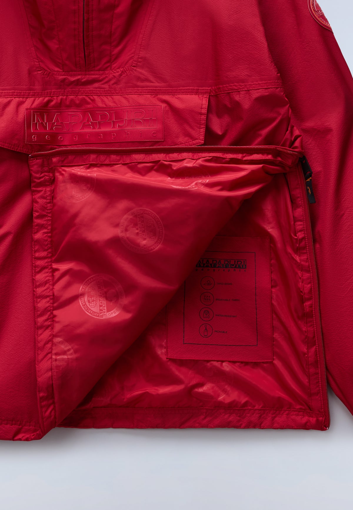 Rainforest Next Summer Anorak Jacket Unisex Red - 10
