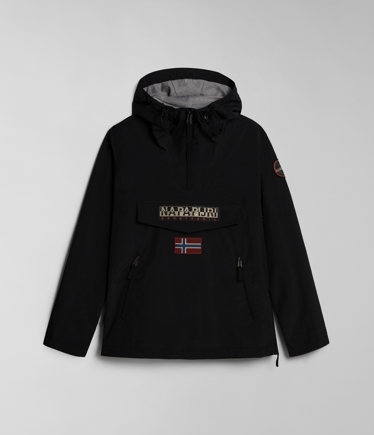 Rainforest Pocket Summer Anorak Jacket Black - 6
