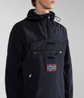Rainforest Pocket Summer Anorak Jacket Black - 5