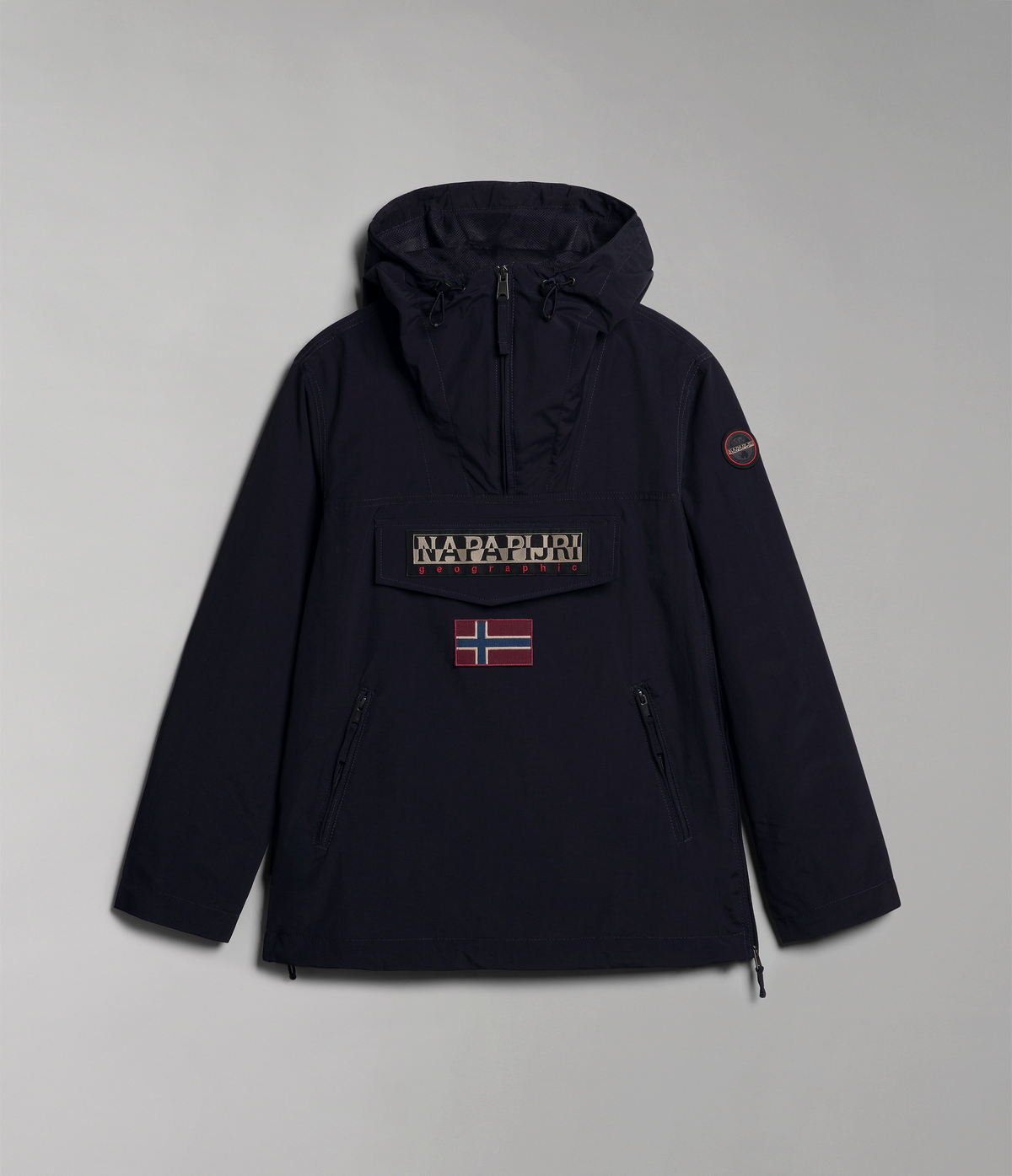 Rainforest Pocket Summer Anorak Jacket Dark Blue - 6