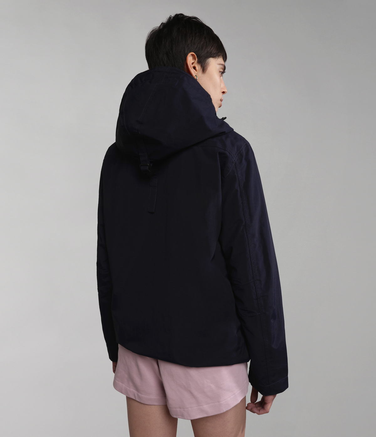 Rainforest Pocket Summer Anorak Jacket Dark Blue - 3