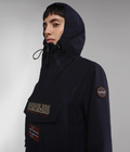 Rainforest Pocket Summer Anorak Jacket Dark Blue - 4