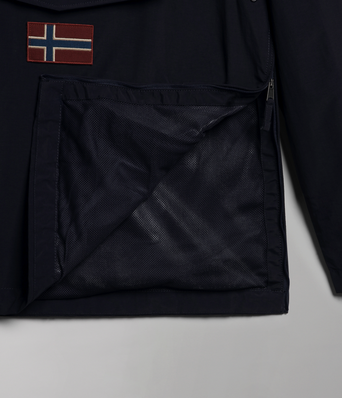 Rainforest Pocket Summer Anorak Jacket Dark Blue - 8