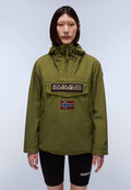 Rainforest Pocket Summer Anorak Jacket Green - 3