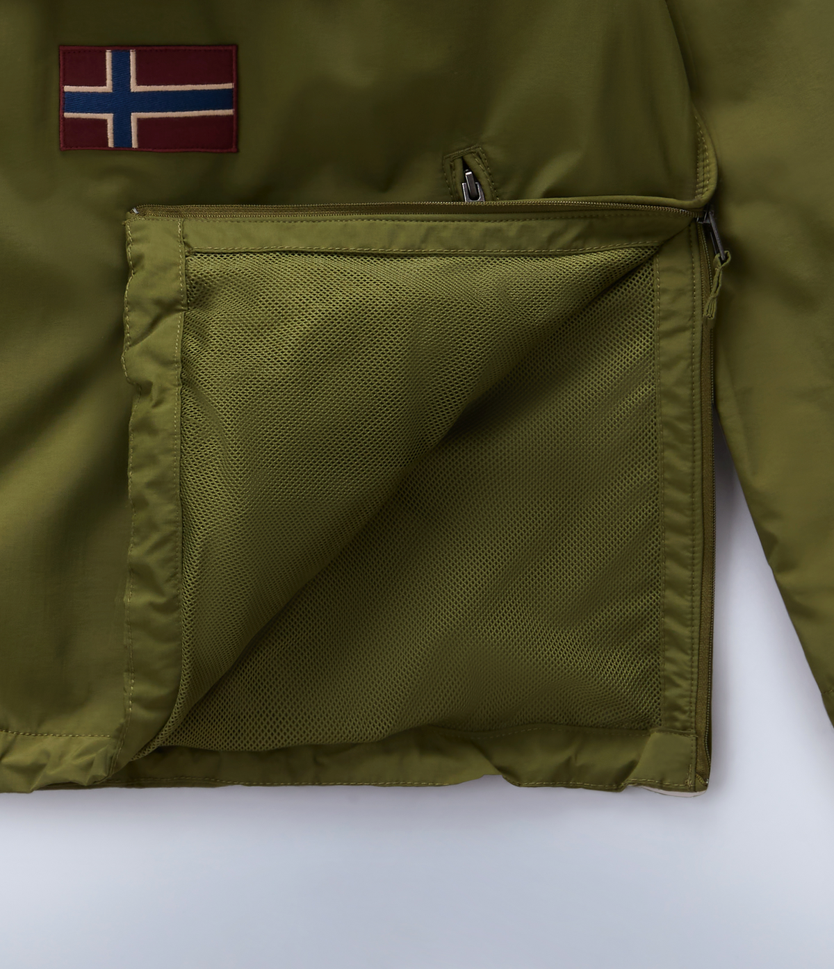 Rainforest Pocket Summer Anorak Jacket Green - 9