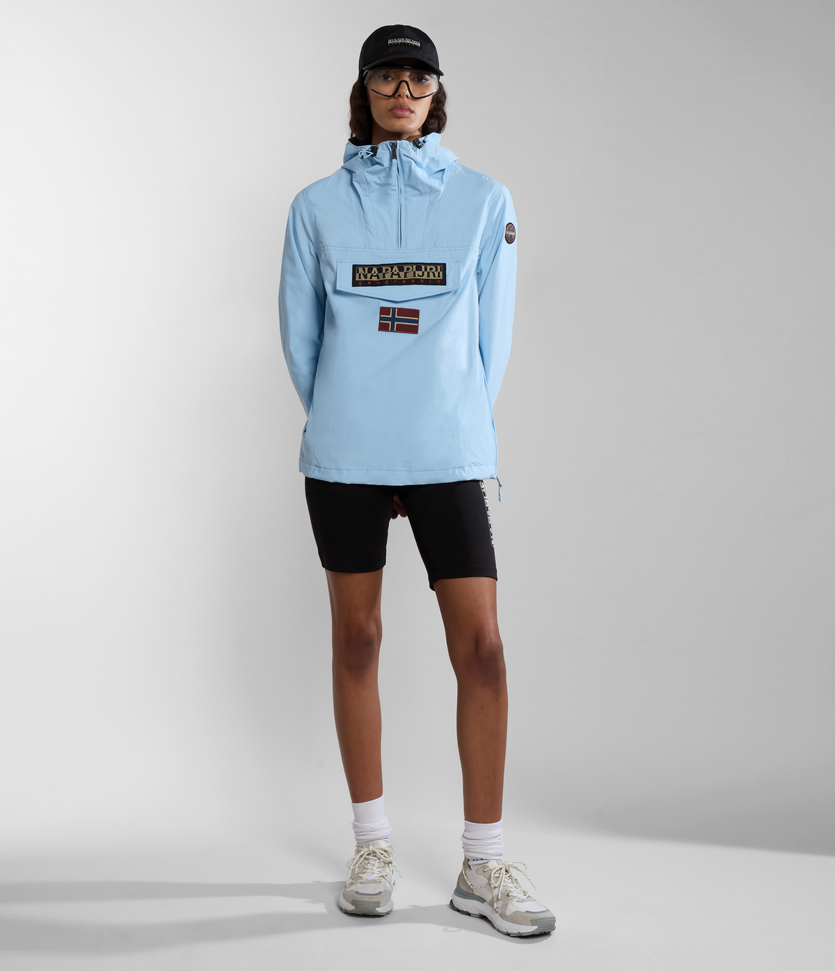 Rainforest Summer Anorak Jacket Light Blue - 2