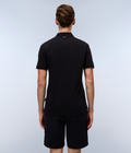 Elbas Short Sleeve Jersey Polo Shirt Black - 3