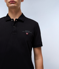 Elbas Short Sleeve Jersey Polo Shirt Black - 4