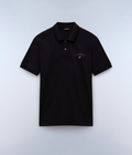 Elbas Short Sleeve Jersey Polo Shirt Black - 1