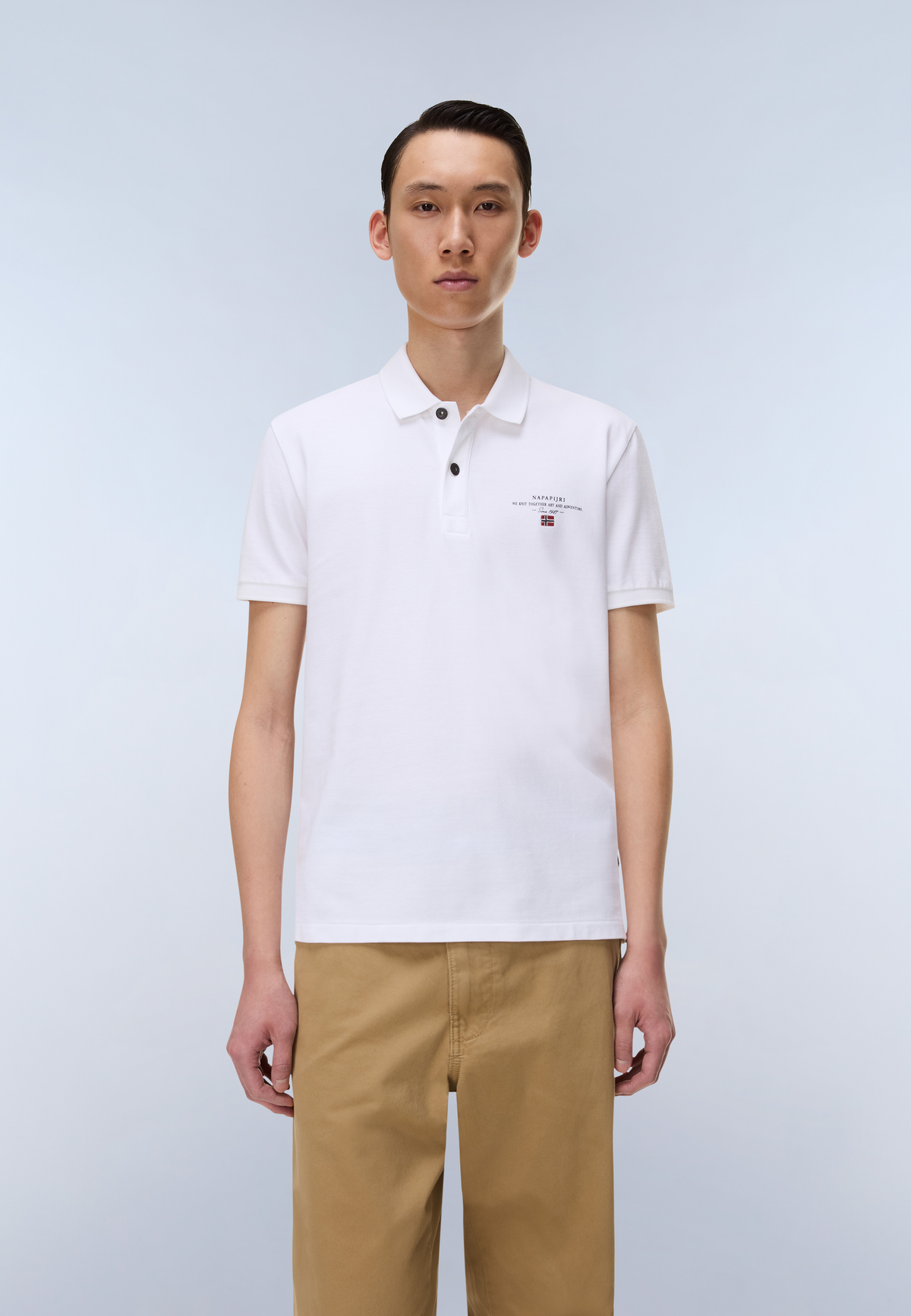 Elbas Kurzarm-Pique-Poloshirt  - 2