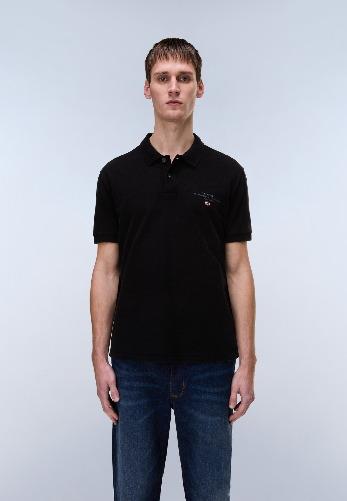Elbas Kurzarm-Pique-Poloshirt  - 2