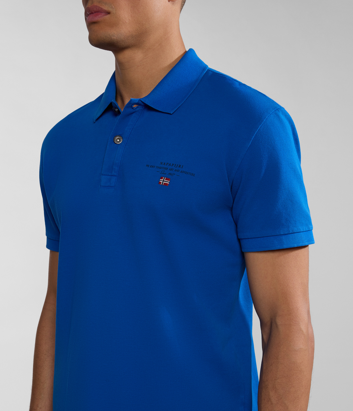 Elbas Kurzarm-Pique-Poloshirt  - 4