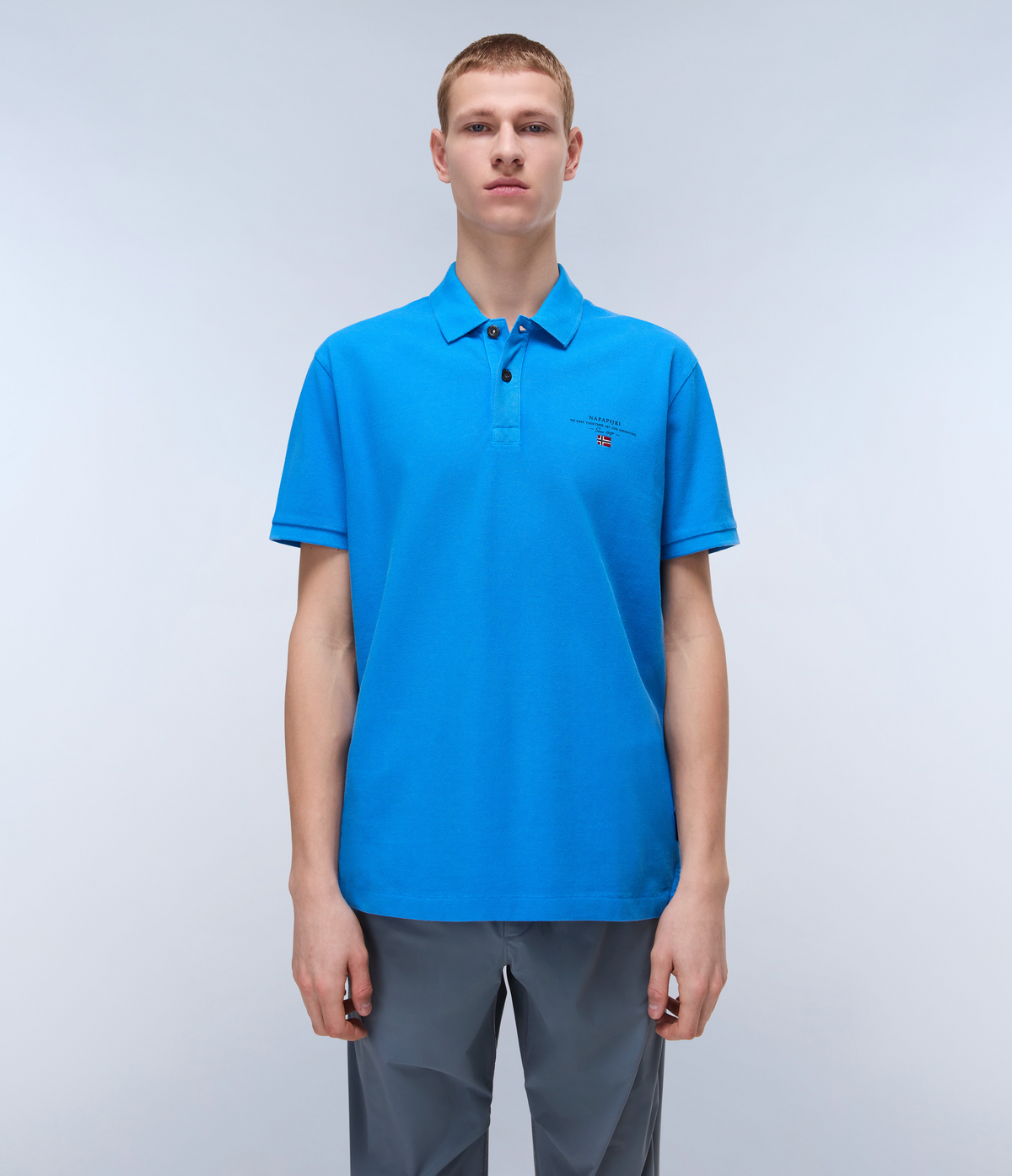 Elbas Kurzarm-Pique-Poloshirt  - 2