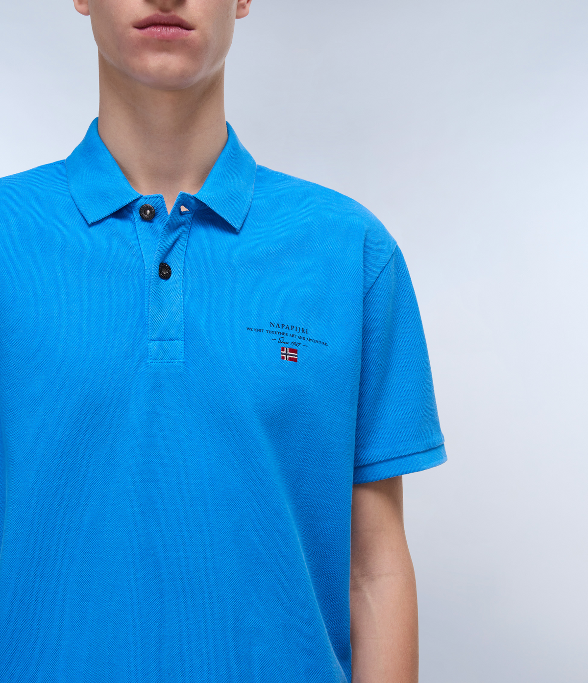 Elbas Kurzarm-Pique-Poloshirt  - 4