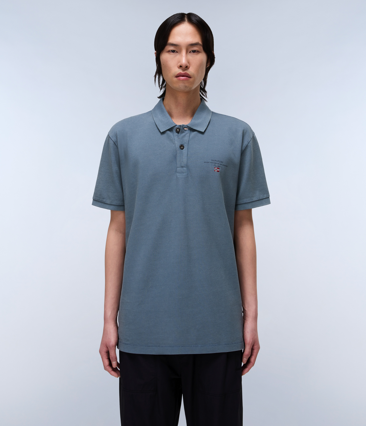 Elbas Kurzarm-Pique-Poloshirt  - 2