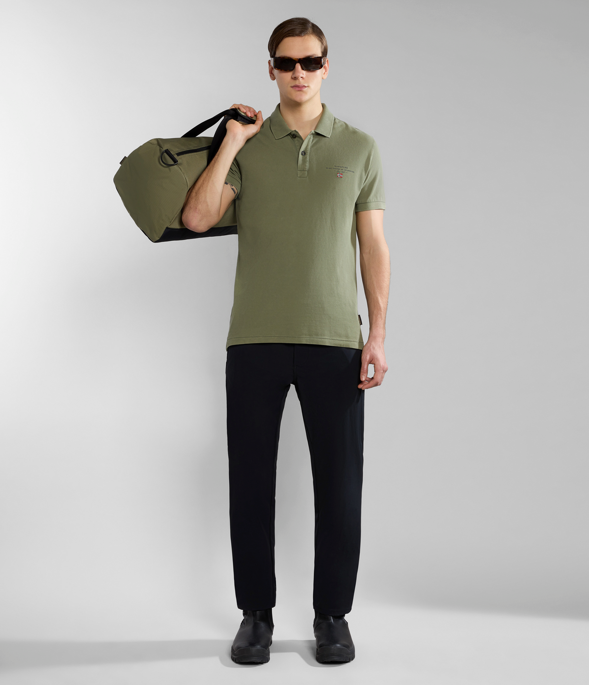 Elbas Kurzarm-Pique-Poloshirt  - 2
