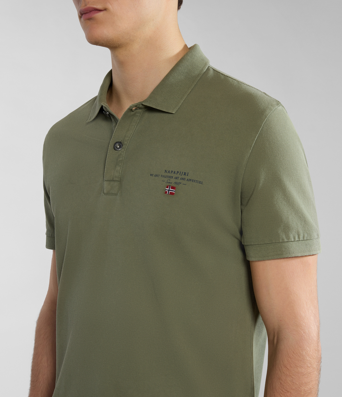 Elbas Kurzarm-Pique-Poloshirt  - 4
