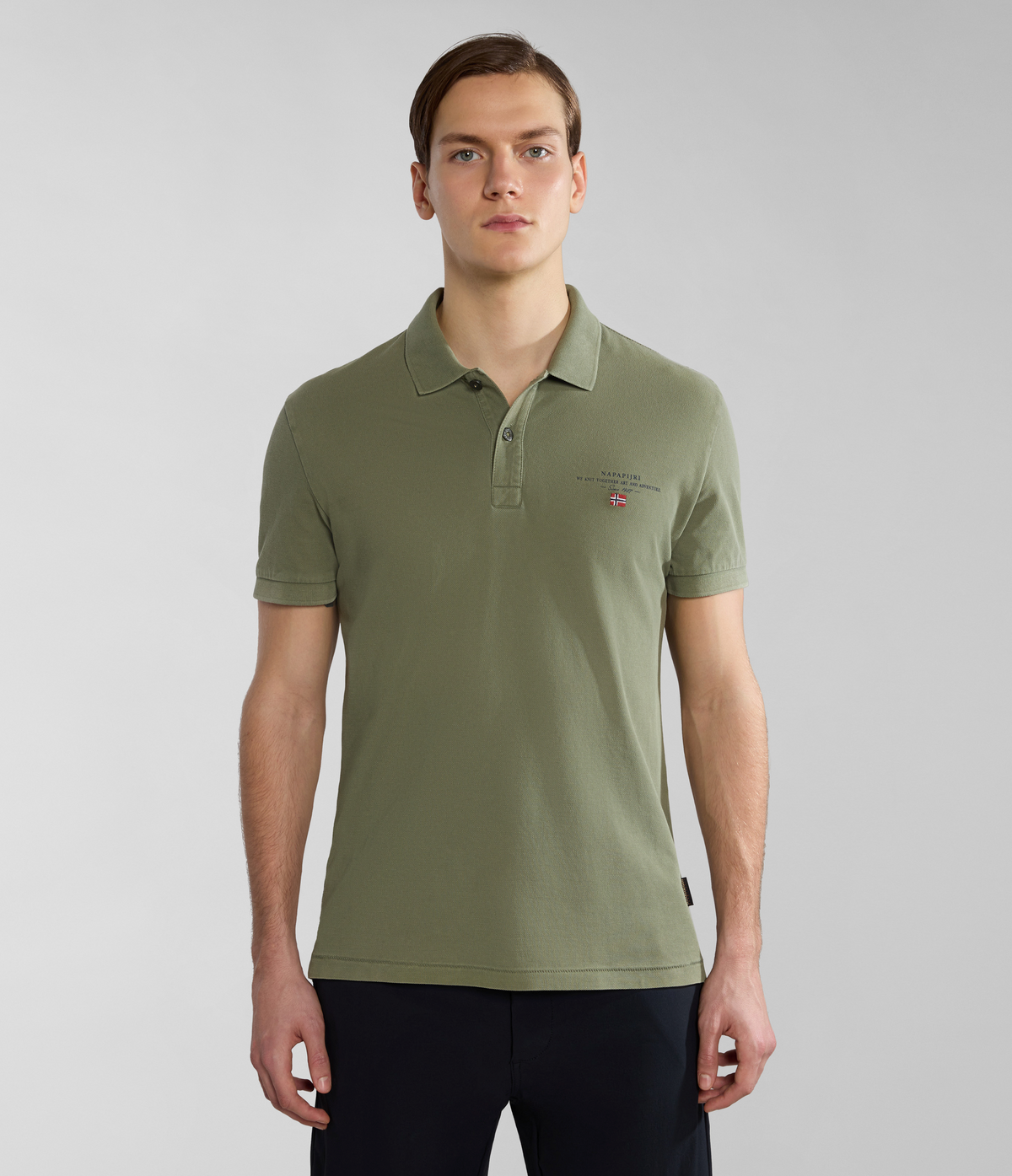 Elbas Kurzarm-Pique-Poloshirt  - 1