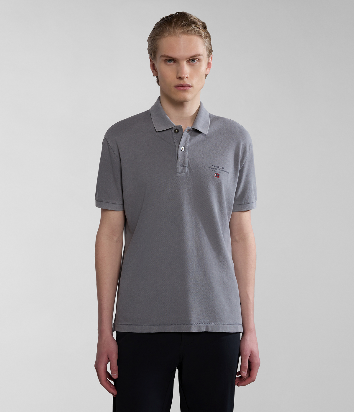 Elbas Kurzarm-Pique-Poloshirt  - 1