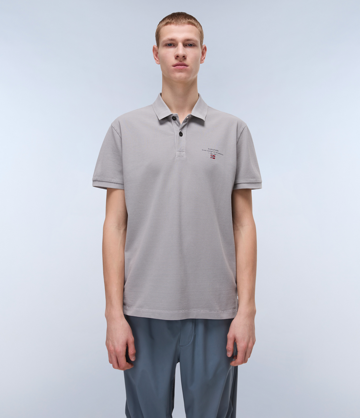 Elbas Kurzarm-Pique-Poloshirt  - 2