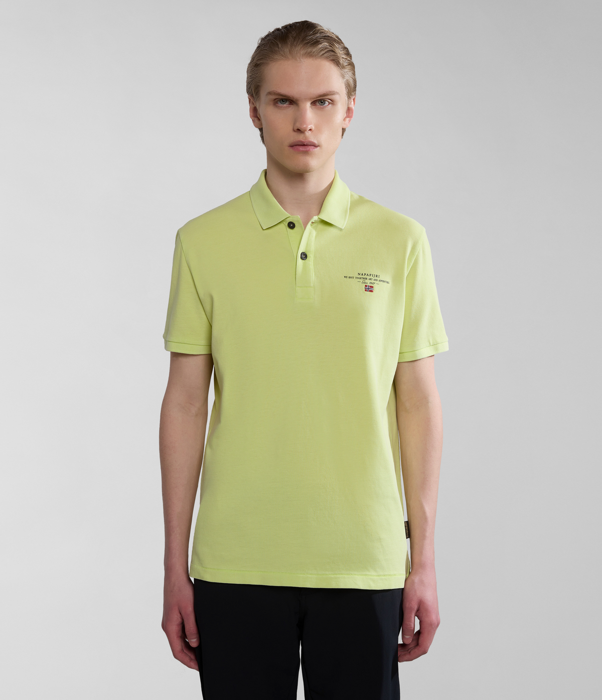 Elbas Kurzarm-Pique-Poloshirt  - 1