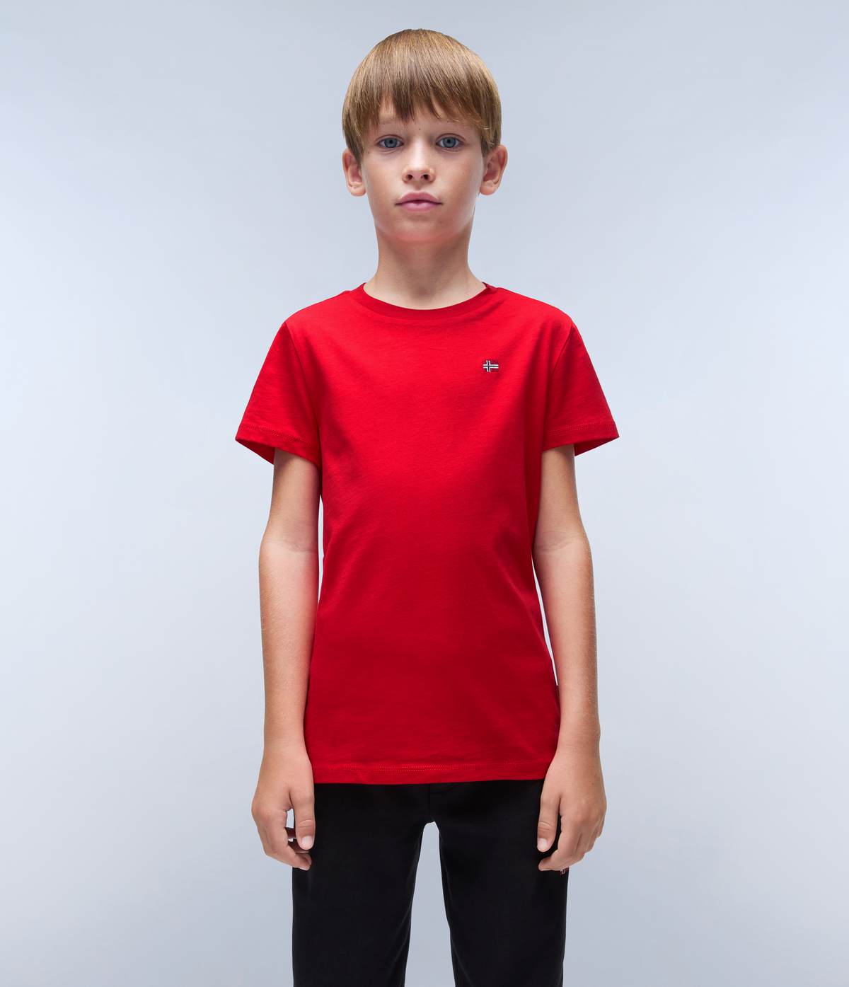 Salis Short Sleeve T-Shirt  (4-16 YEARS) Red Goji - 2