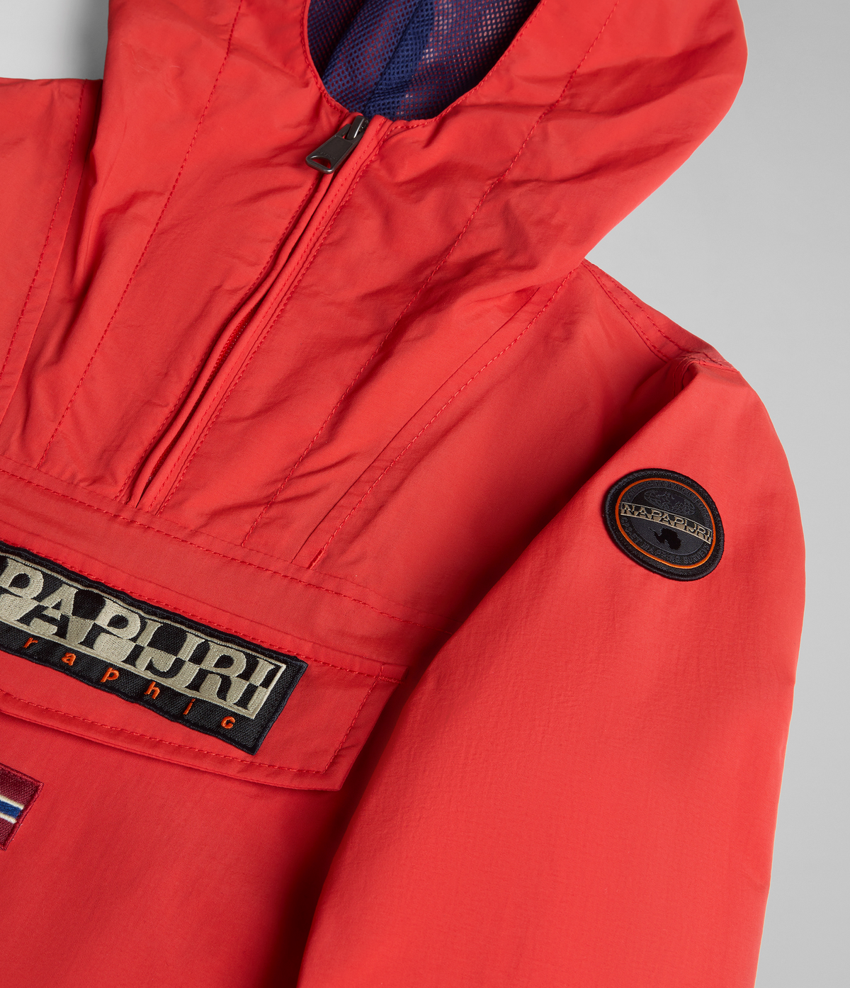 Rainforest Summer Anorak Jacket  (4-16 YEARS) Red - 4