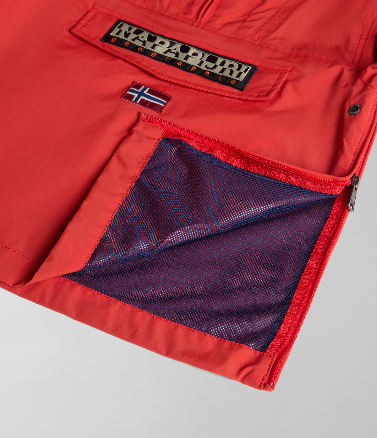 Rainforest Summer Anorak Jacket  (4-16 YEARS) Red - 6