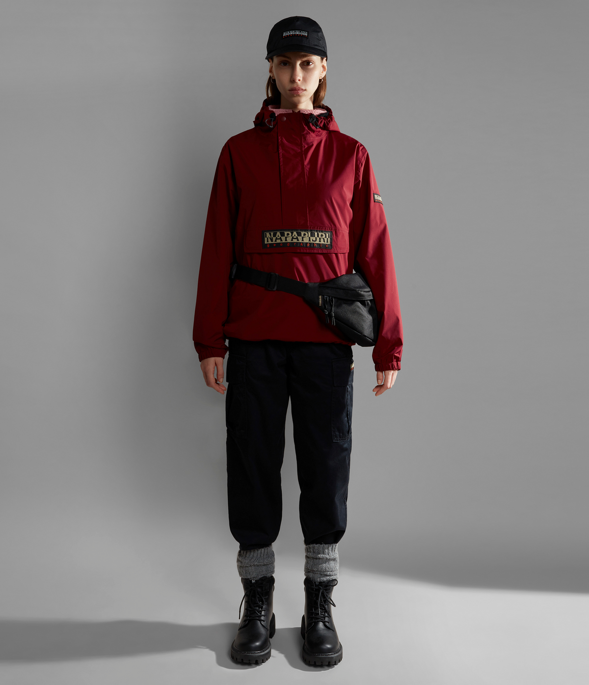 Freestrider Anorak Jacket Bordeaux - 3