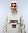 Rainforest Winter  Anorak Jacket Beige Silver - 2