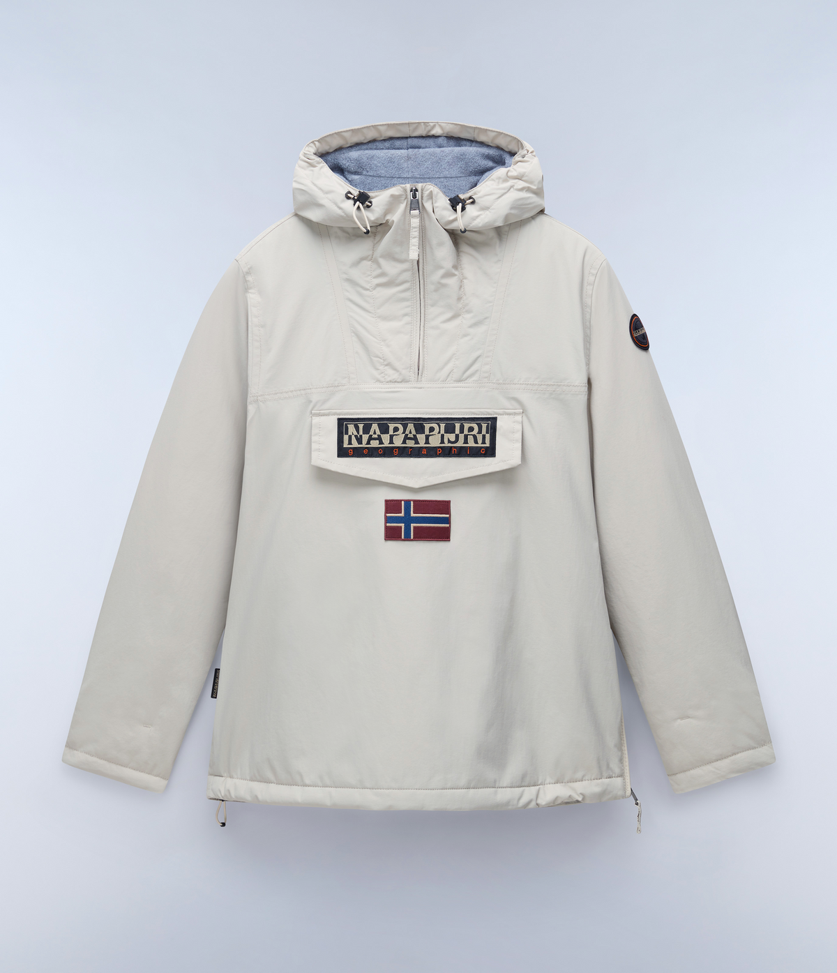 Rainforest Winter  Anorak Jacket Beige Silver - 1
