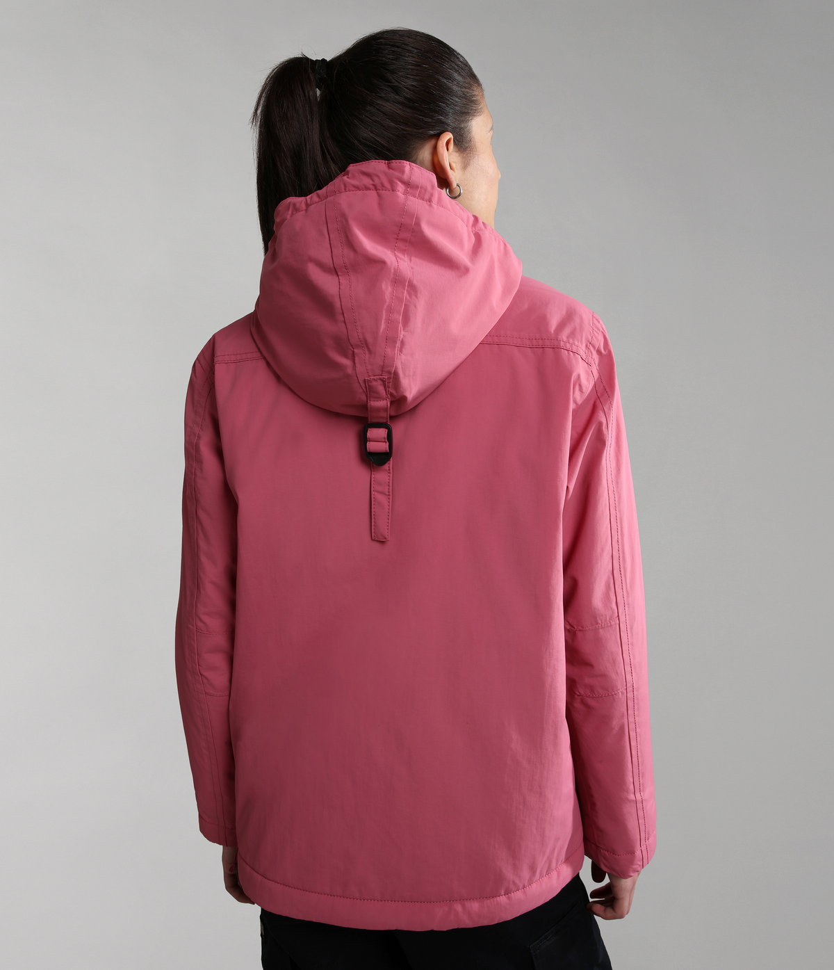 Rainforest Pocket Winter Anorak Jacket Pink Rosewood - 3