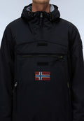 Rainforest Pocket Winter Anorak Jacket Black - 7