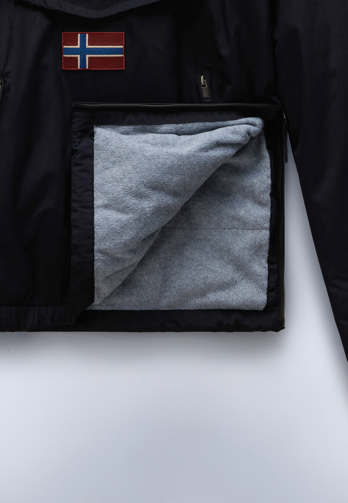 Rainforest Pocket Winter Anorak Jacket Black - 9