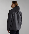 Rainforest Pocket Winter Anorak Jacket Dark Grey - 3