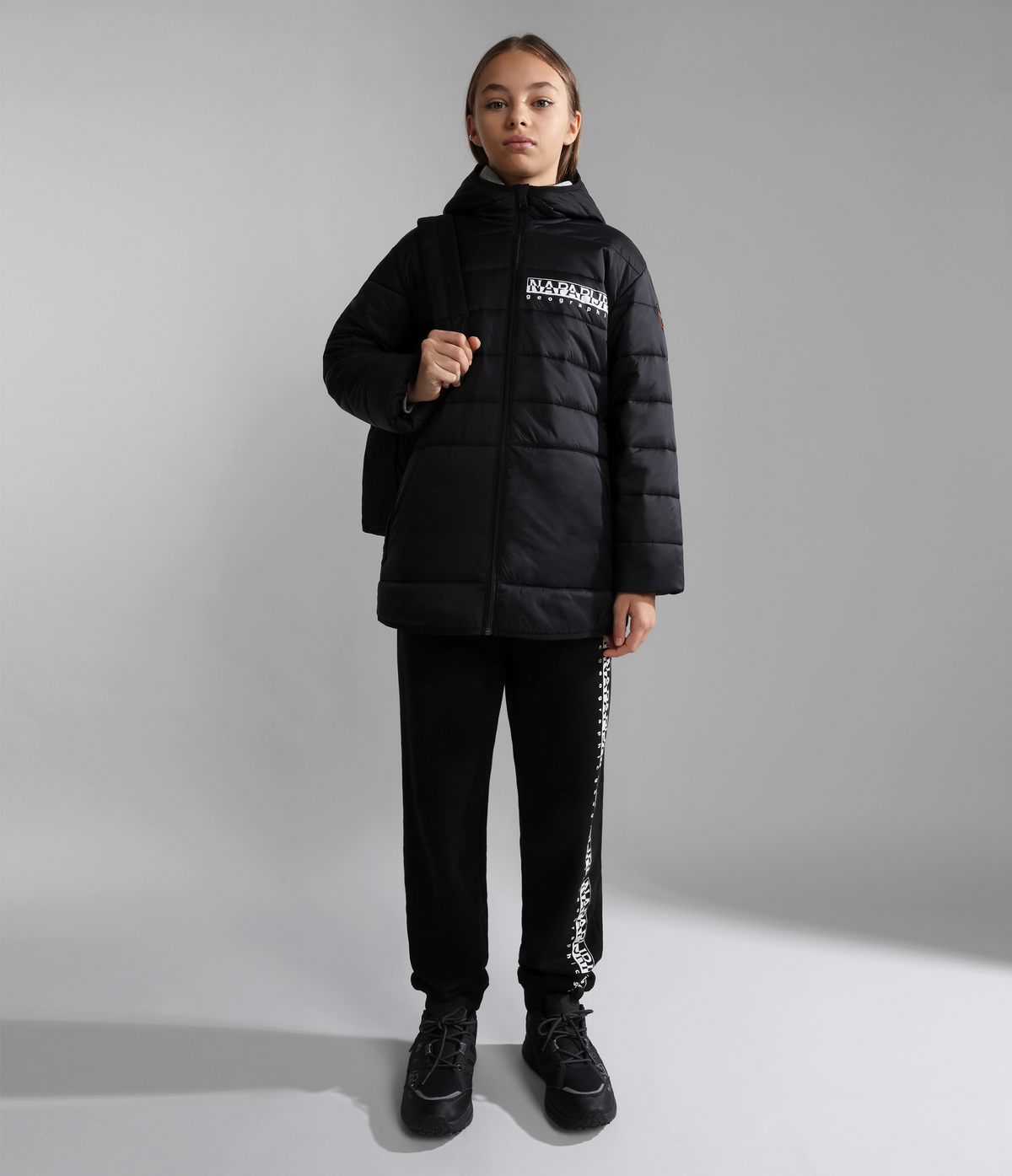 Verna Puffer Jacket (4-16 YEARS) Black - 3