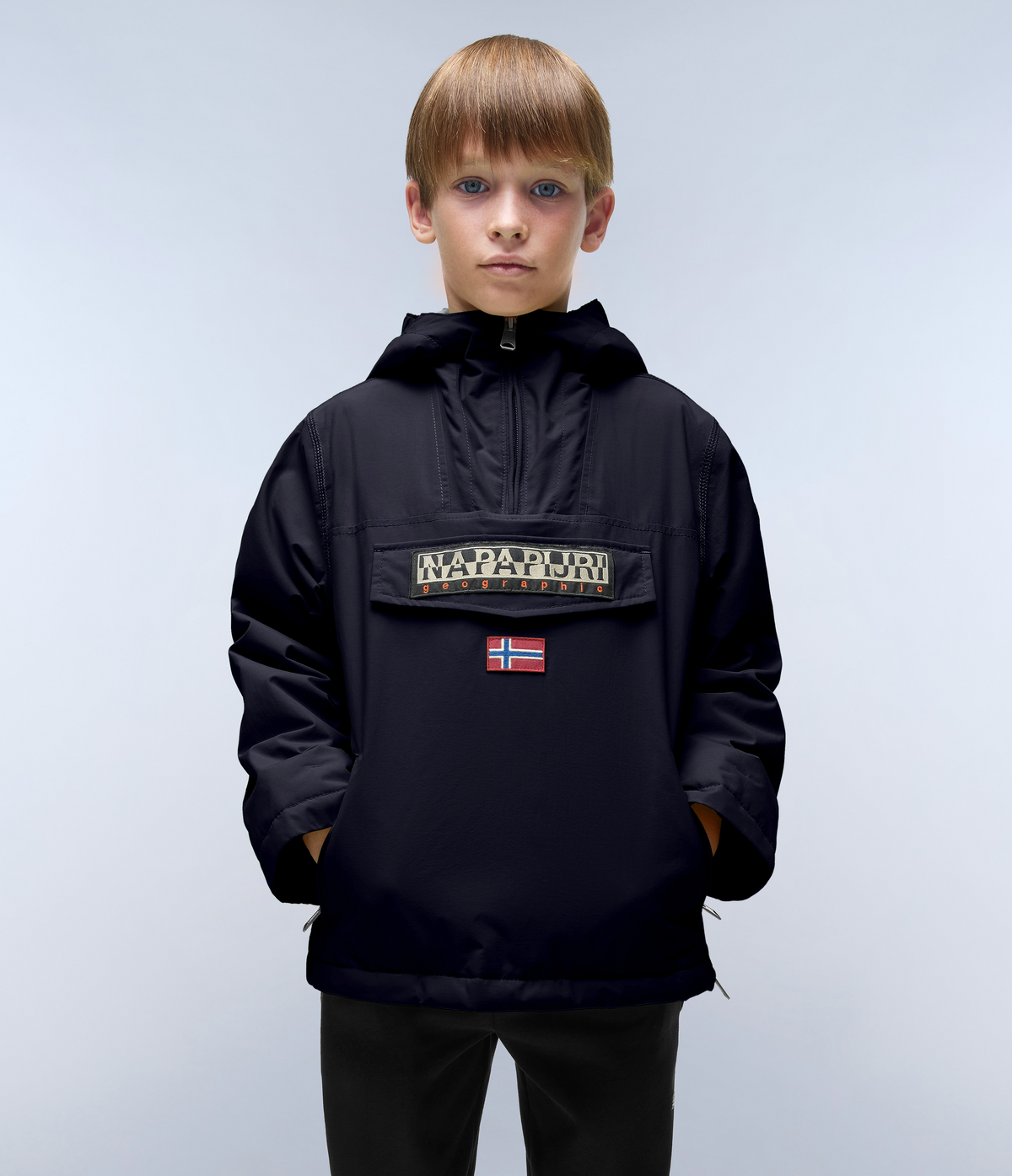Rainforest Pocket Anorak Jacket Dark Blue - 2