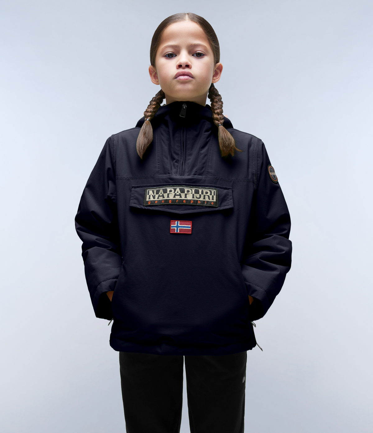 Rainforest Pocket Anorak Jacket Dark Blue - 3