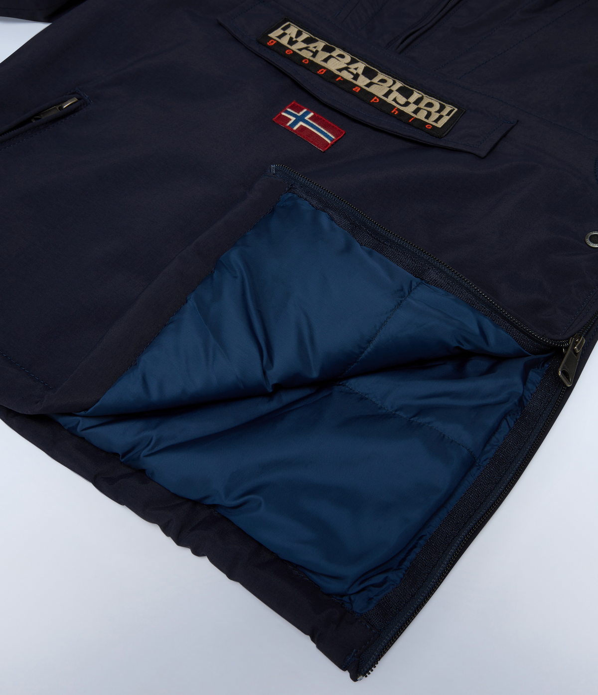 Rainforest Pocket Anorak Jacket Dark Blue - 8