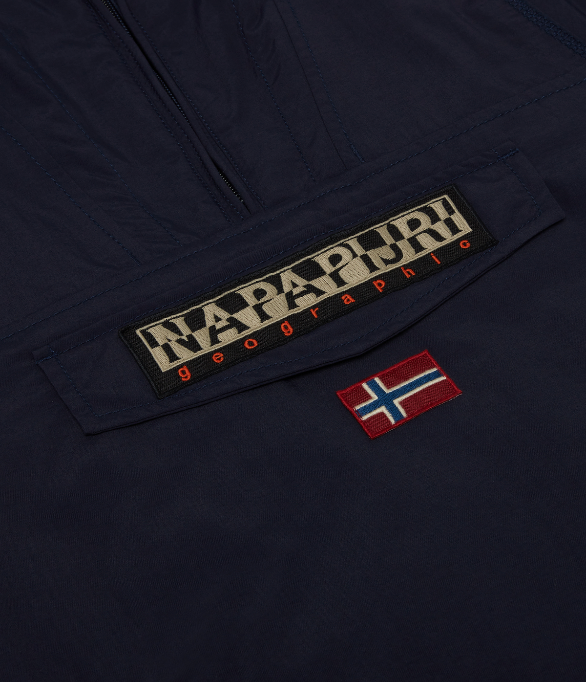 Rainforest Pocket Anorak Jacket Dark Blue - 9