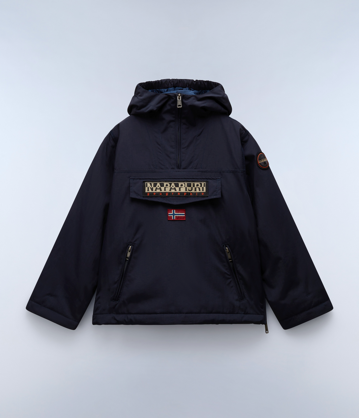 Rainforest Pocket Anorak Jacket Dark Blue - 1