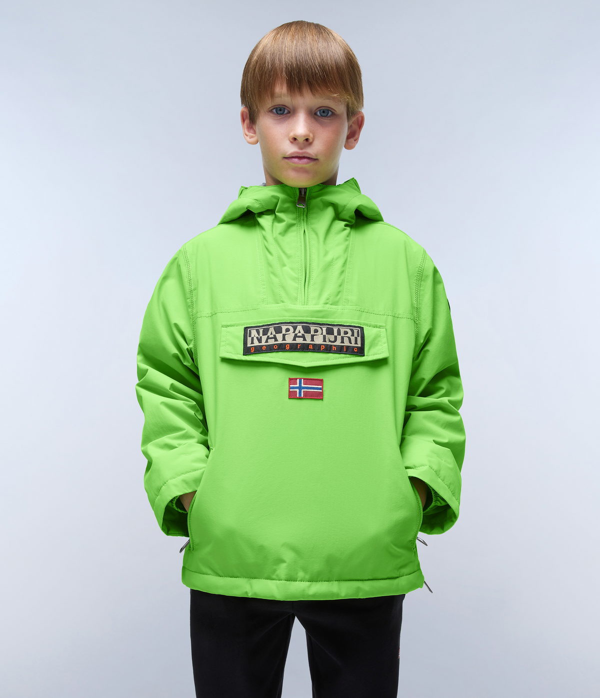 Rainforest Pocket Anorak Jacket Green Macaw - 2