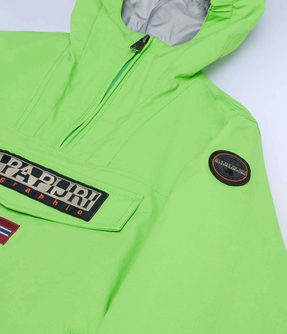 Rainforest Pocket Anorak Jacket Green Macaw - 6