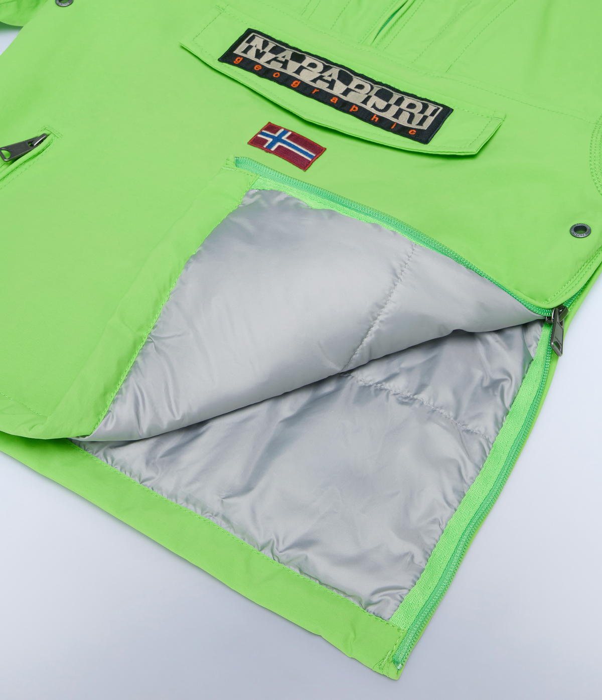 Rainforest Pocket Anorak Jacket Green Macaw - 8